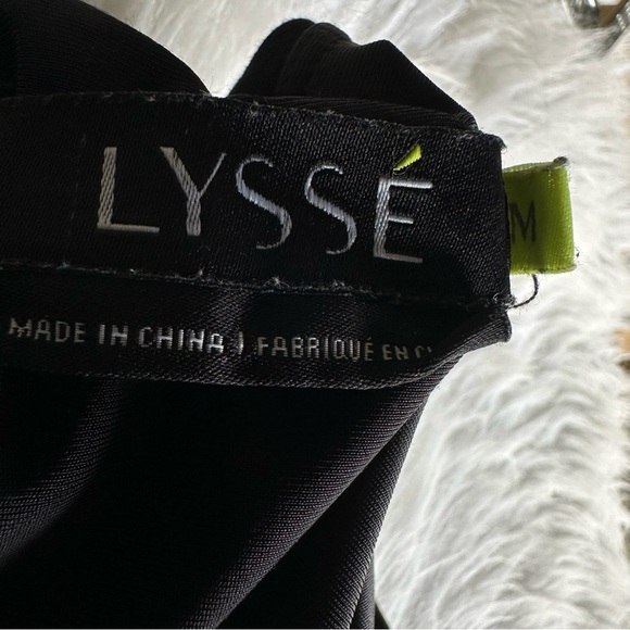 Lysse Leggings Pants Ponte Black Preppy Academia Business Casual Cocktail Medium - Picture 5 of 8